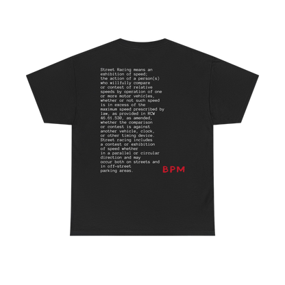 Texas street racing shirt – Fast-paced car enthusiast tee by Blueprint Merch
